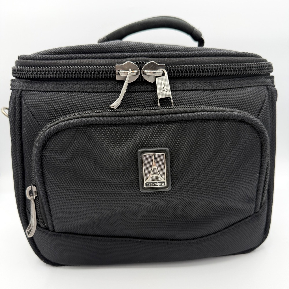 Travelpro 360001 Black Insulated Lunch Cooler Bag Flight Crew Travel Tote